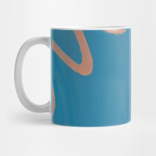 Orange Waves Mug